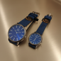 Pack of 2 BG Couple Watches | Matching Men’s & Women’s Stylish Wristwatches | Elegant Analog Timepiece Set for Couples & Gifting