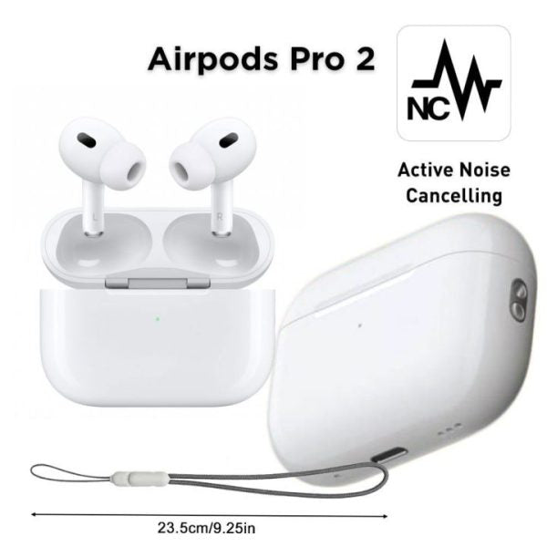 Airpods Pro 2 Noise Reduction Wireless Earbuds – Airpods Pro 2 With Anc | Airpods For Android & Ios – White