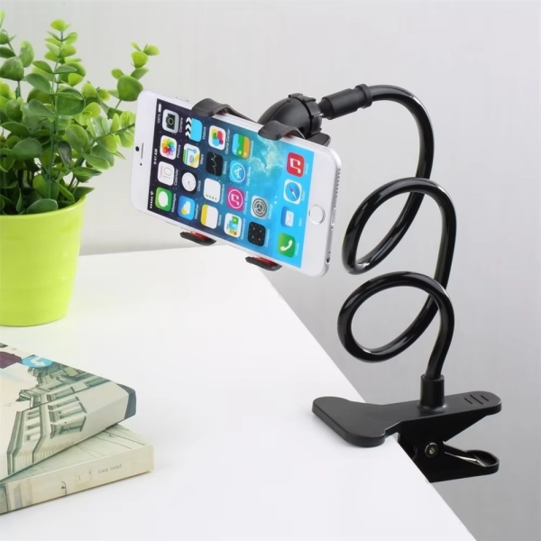 Mobile Phone Stand Holder Flexible And Power Full Grip – 360 Degree Rotating Mobile Stand Bedside Able Lazy Snake Mobile Phone Holder – Random Color