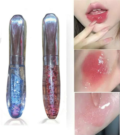 Pack Of 2 Glitter Lipgloss For Moisturizing & Hydrating Lips (random Color)