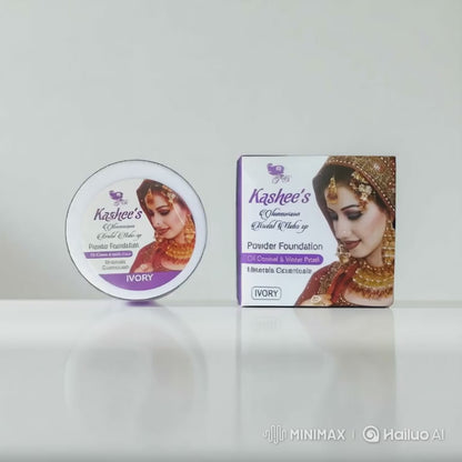 Kashee’s Face Powder Foundation | Face Powder Foundation For Skin – Best Quality Makeup – Foundation For Girls – Kashee Face Powder For Girls – Ivory Shade