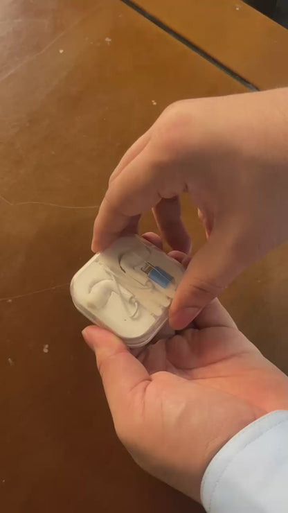 Apple Ear Headphones Wired Earphone For Iphone Microphone Ear Phone – Hands-free | Handsfree For Mobile Phone – Without Box – Random Color